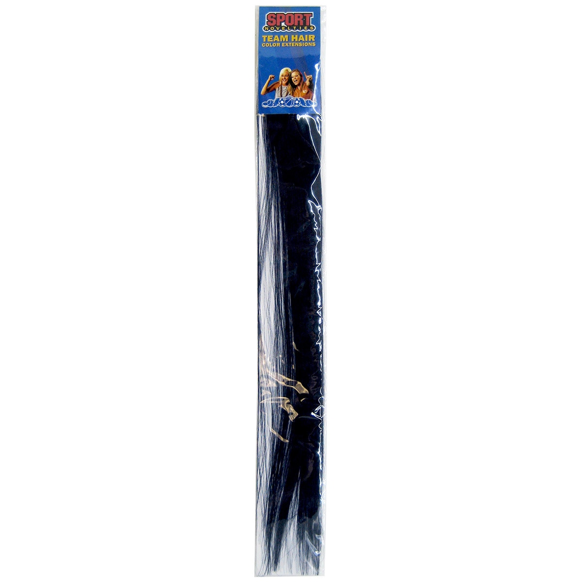 navy hair extensions